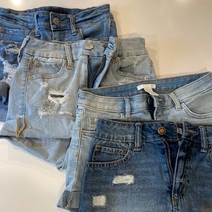 Teen Trendy Jean Shorts bundle